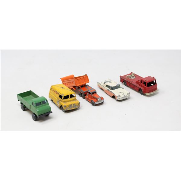 1960S MATCHBOX VEHICLE LOT TRUCKS