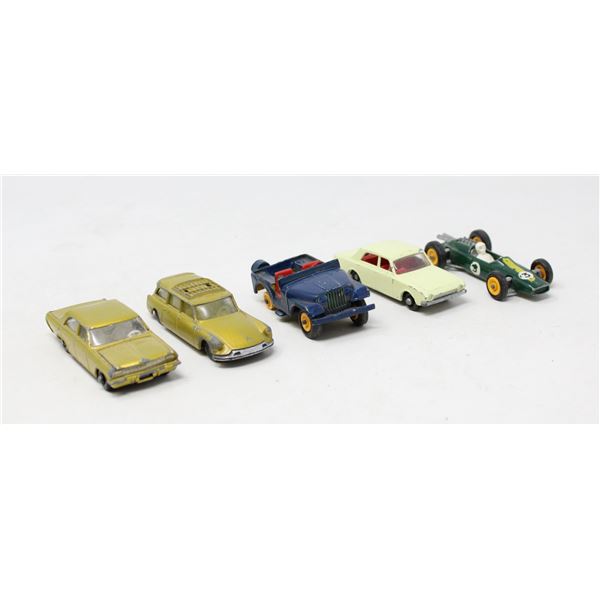 1960S MATCHBOX VEHICLE LOT CARS