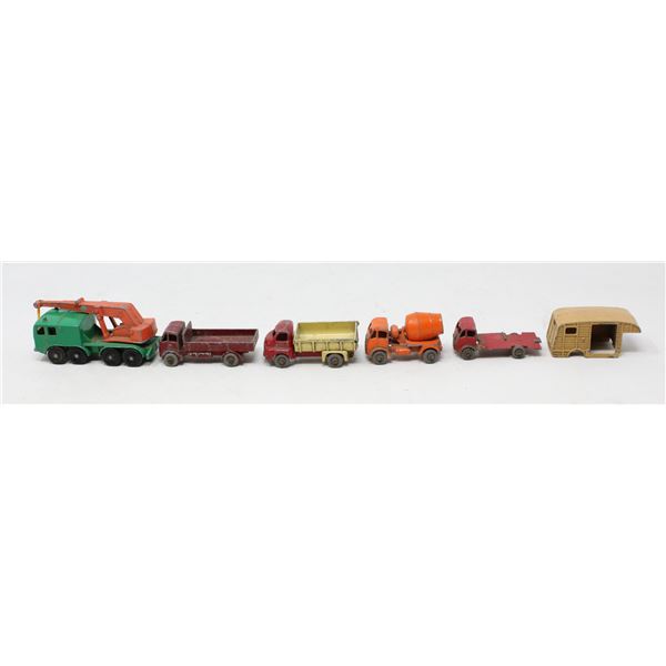 1950S MATCHBOX VEHICLE LOT TRUCKS