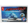Image 1 : AIRWOLF TV SHOW HELICOPTER MODEL KIT UNBUILT