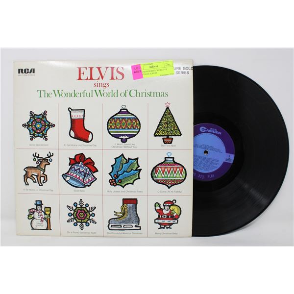 ELVIS WONDERFUL WORLD OF CHRISTMAS ALBUM