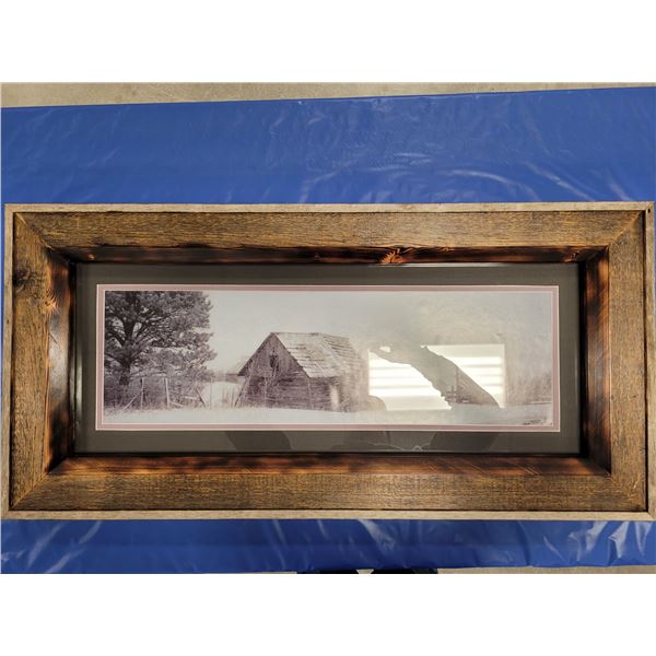 Barbara Stoltz framed print, cabin