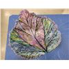 Image 1 : Concrete Rhubarb Leaf Birdbath