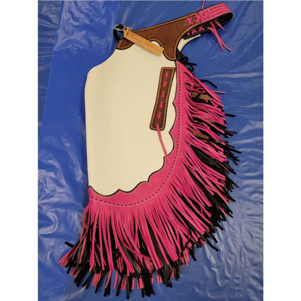 Schenk Saddlery Custom made Chinks, adult size