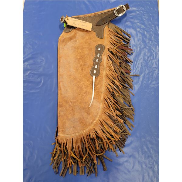 Schenk Saddlery Custom made Chinks, youth or small adult size