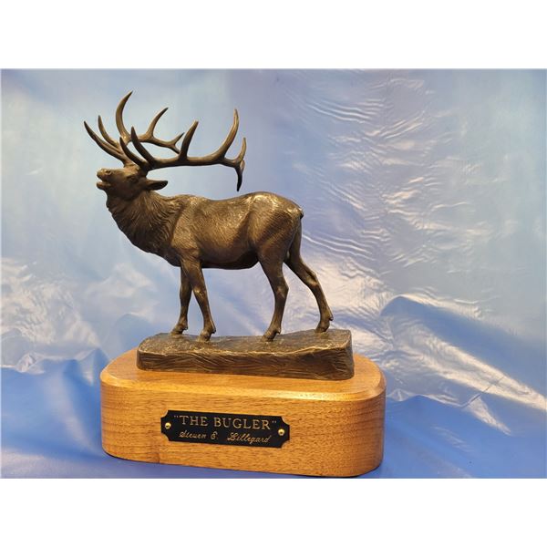 Steven Lillegard bronze sculpture, "The Bugler"