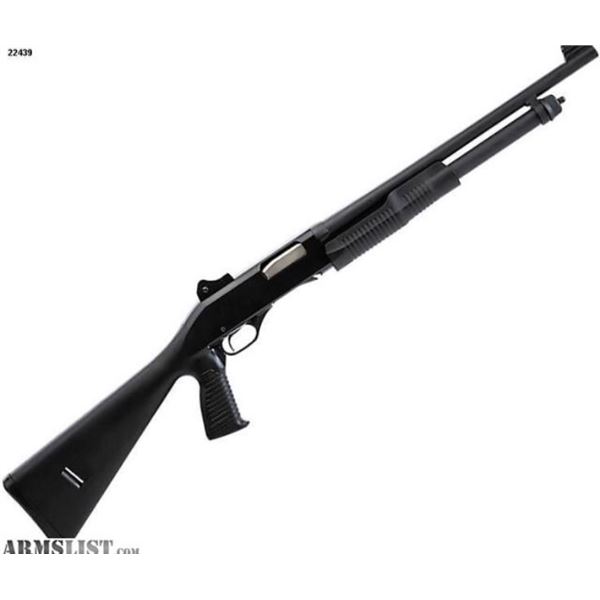 Stevens 22439 320 Security Pump shotgun, 12 ga., w/ pistol grip