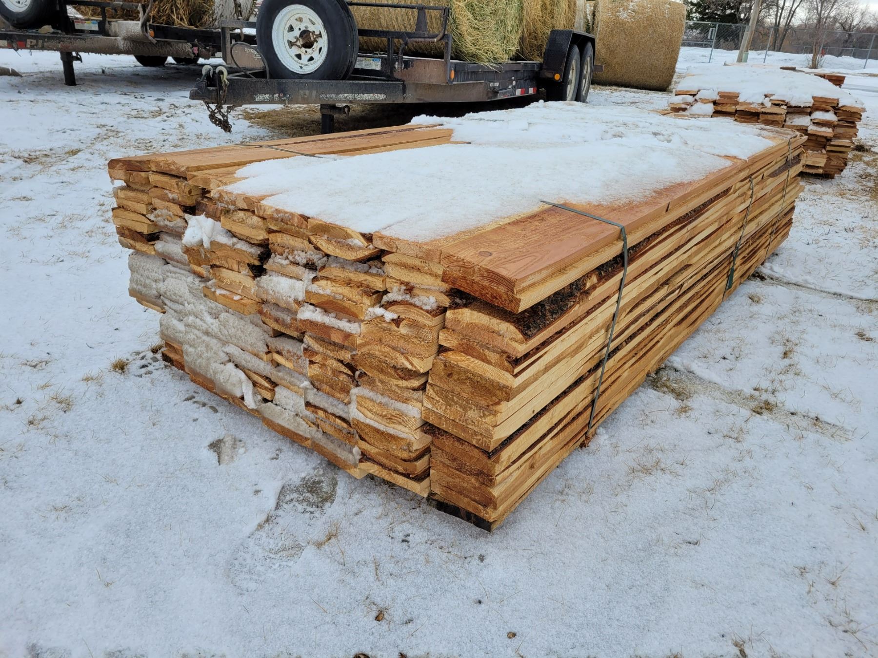 Rough cut windbreak lumber, 1x6x8 fir, 160 ct.