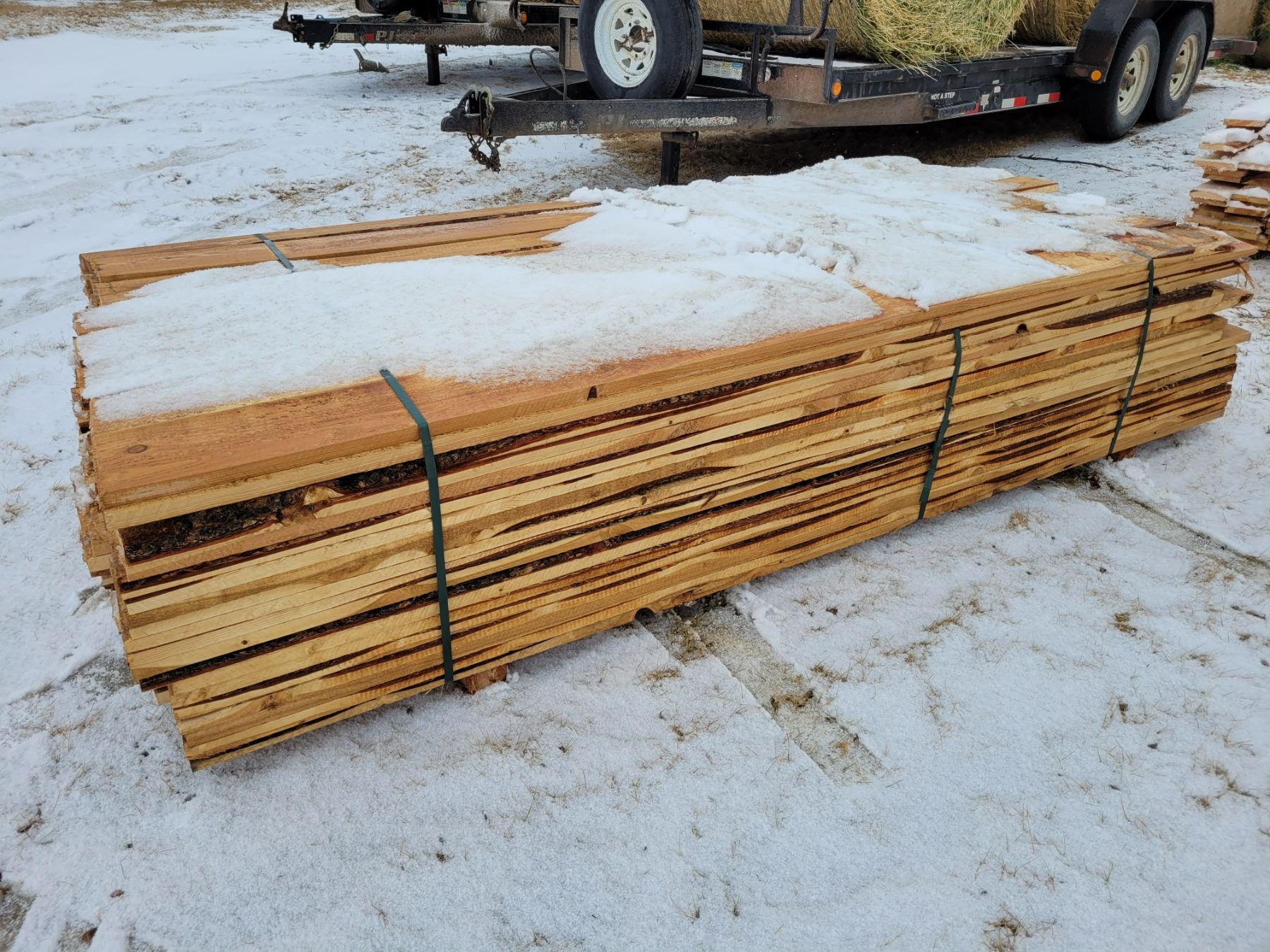 Rough cut windbreak lumber, 1x6x8 fir, 160 ct.