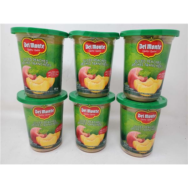 Del Monte Sliced Peaches (6 x 540g)