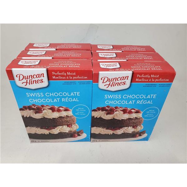Duncan Hines Swiss Chocolate Cake Mix (6 x 432g)