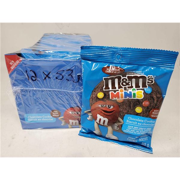 M&M's Minis Chocolate Cookies (12 x 53g)