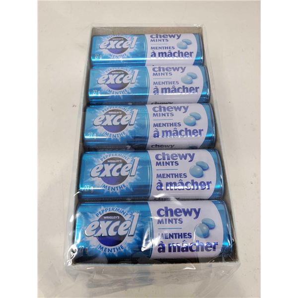 Excel Peppermint Chewy Mints (10 x 27g)