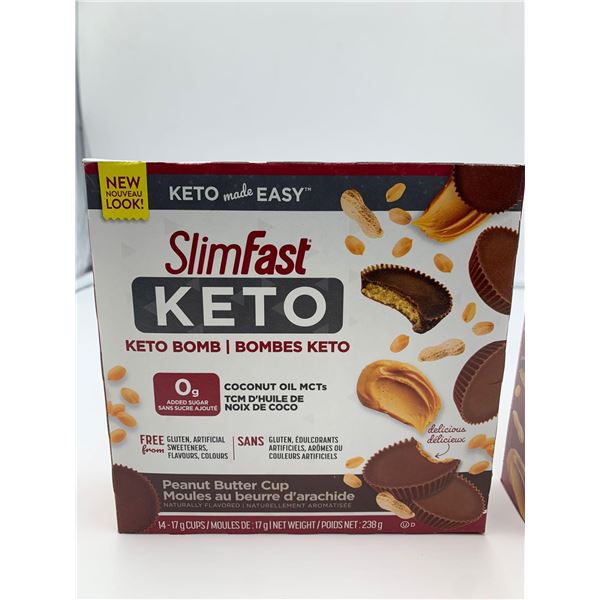 Slimfast Keto Peanut Butter Cups (238g x 2)
