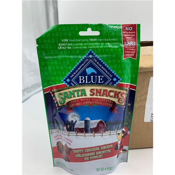 Blue Buffalo Santa Snacks- Tasty Chicken Dog Treats (6 x 127g)