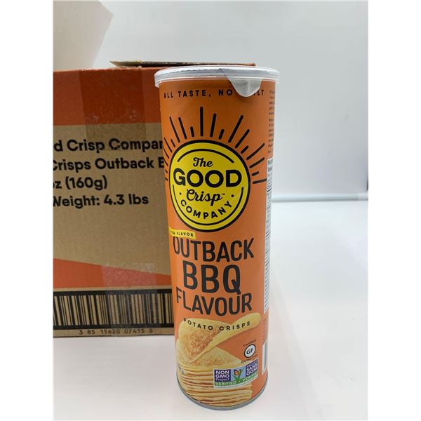 The Good Crisp Company BBQ Potato Crisps (8 x 160g)