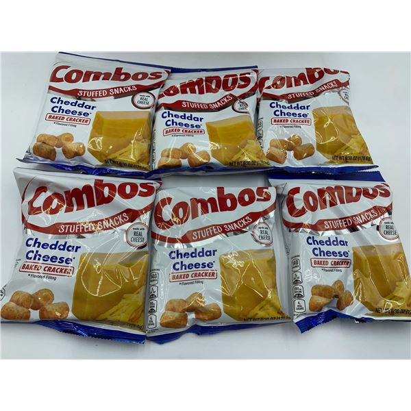 Combos Stuffed Snacks-Cheddar Filled Pretzels (6 x 178g)