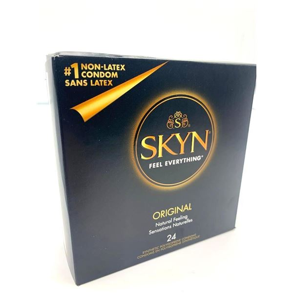 LOONIE LIQUIDATION - SKYN original synthetic condoms box of 24