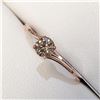 Image 3 : 10K Rose Gold Diamond(0.32Ct,I1,Brown) With A Bypass Shank, Solitaire Ring (~Size 6.5)( (~weight 1.0