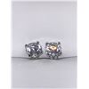 Image 2 : Set of 2.0 Carat TW Solitaire Stud Earrings, NEW