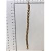 Image 3 : Heavy Cubana Golden Style Link Bracelet 16 cm length NEW