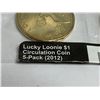 Image 3 : Canada Mint Issued - Lucky Loonie 5 Pack 2012 OLYMPIC Circulation Coin Set mint sealed