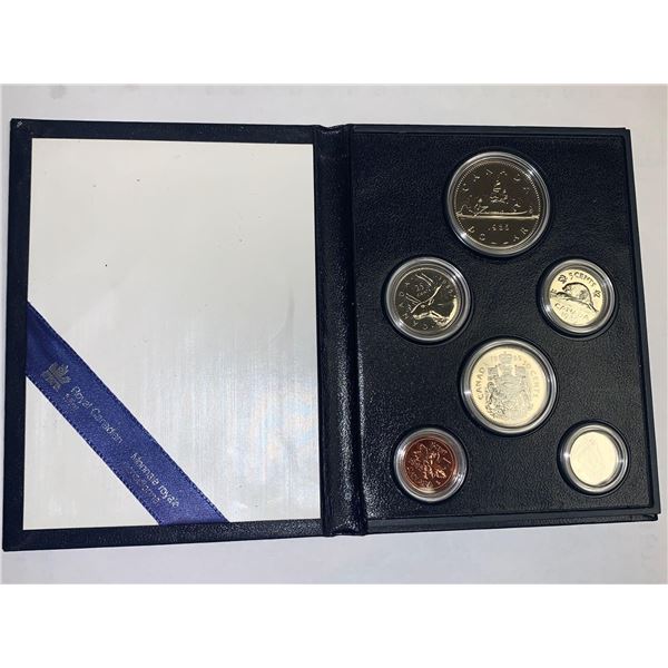 Canada Mint Issued - 1985 Mint Specimen Proof Cased Coin Set