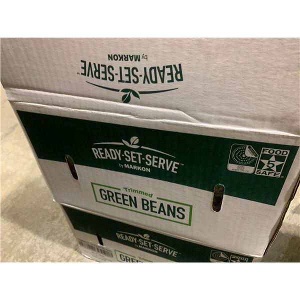 Trimmed Green Beans bulk pack Case lot of 10Lbs