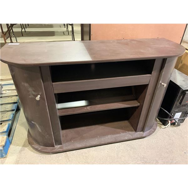 Media TV Stand with side cupboards