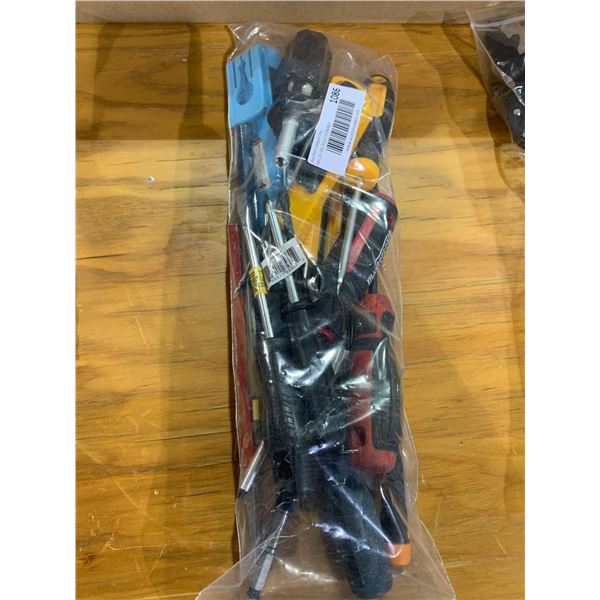 Large Bag full of exacto knives, screwdriver, tools, multi tools, etc