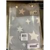 Image 1 : NEW Black out curtain panel 50"x108" twinkle grey