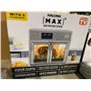 Image 1 : Kalorik MAX 1700W Air Fryer Oven Stainless Steel double door counter top model