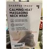 Image 2 : NEW Sharper Image calming heat massaging neck wrap
