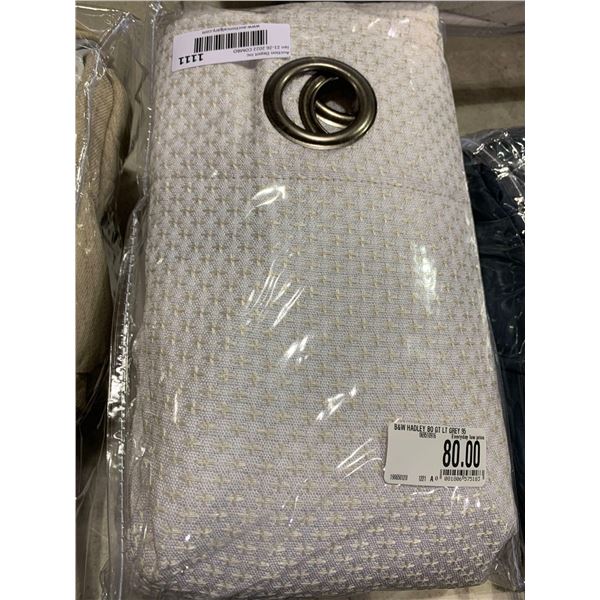 NEW Bee & Willow Hadley Light Grey 95" Black out panel