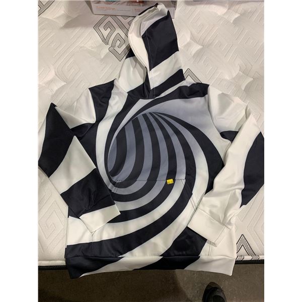 Lot of 4 Kids medium black white hoodies NEW