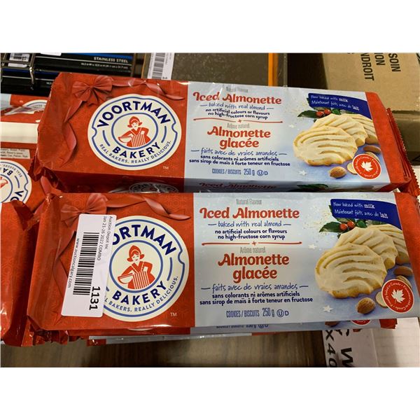 Voortmans almond cookies lot of 8 x 250g