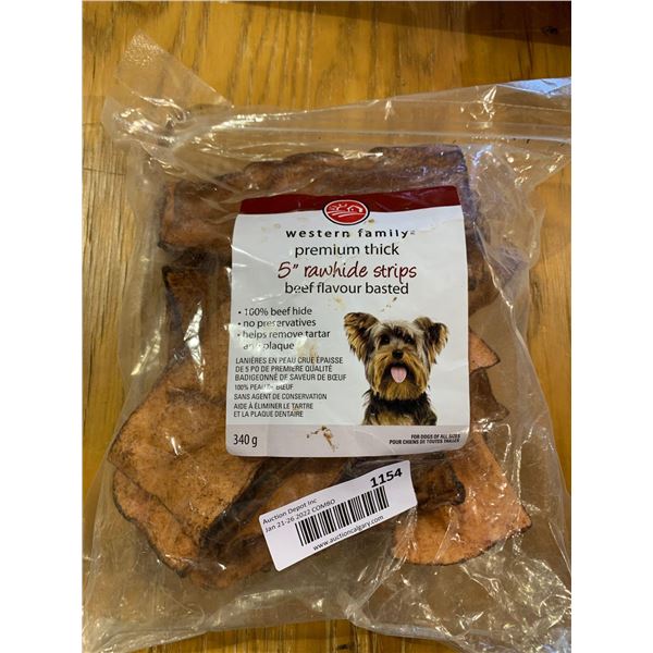 western family 5" rawhide strips 340g