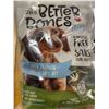 Image 2 : Zues Better Bones rawhide free chicken dog chews lot of 6 x 251g