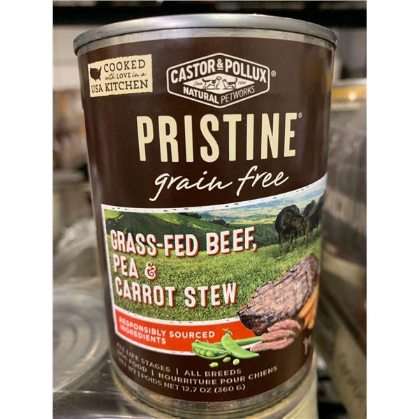 Castor & Pollux Grain Free Beef carrot pea stew case lot 12 x 3340g