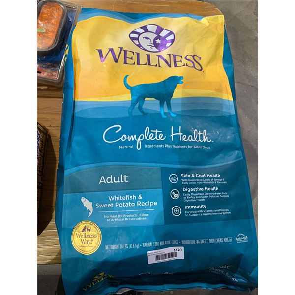 Wellness complete Health Adult whitefish & sweet potatoe recipe -30Lbs