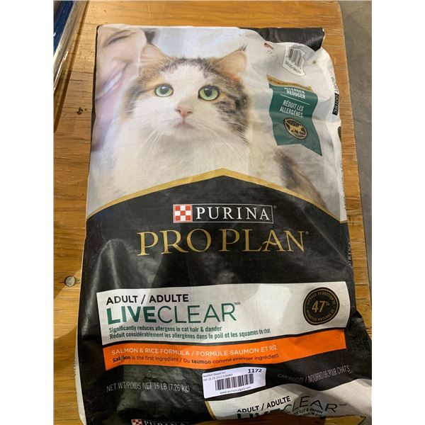 Purina Proplan Adult Liveclear salmon & rice cat food-16Lbs