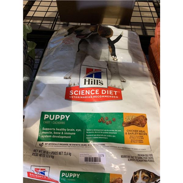 Hills Science Diet Puppy chicken & Barley - 30Lbs