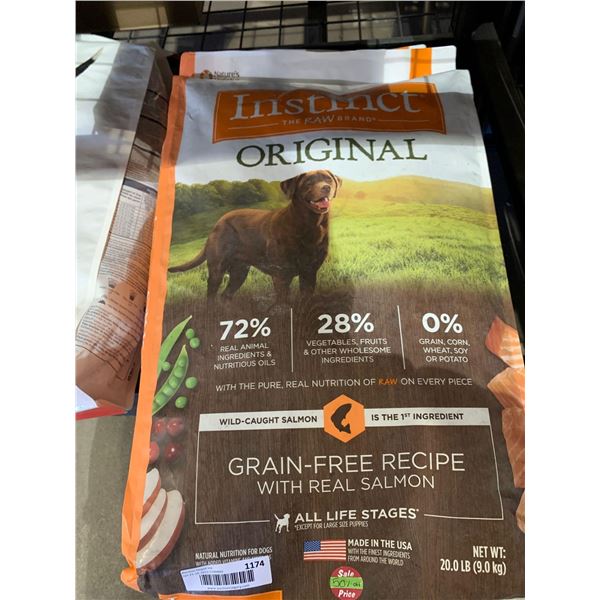 Instinct Original Grain Free real salmon recipe - 20Lbs