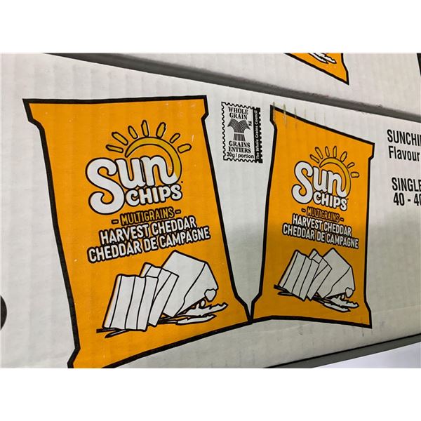 Sun Chips Harvest Cheddar Case lot 40 x 40g