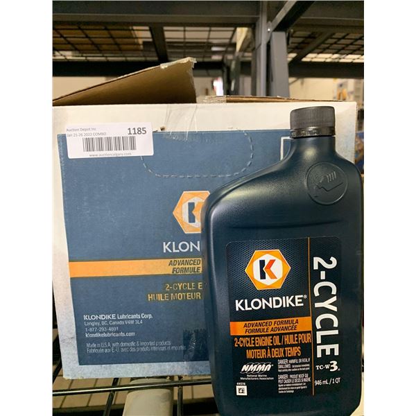 Klondike 2 Cycle engine oil Case lot 12 x 1qt