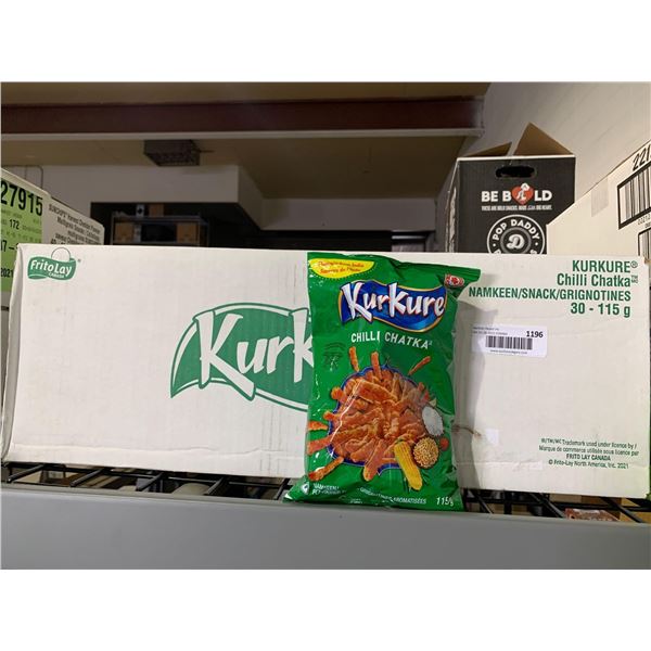 Frito Lay Kurkure chilli Snacks case lot fo 30x115g