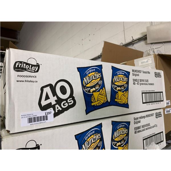 Frito Lay Munchies Case lot of 40 x 47g