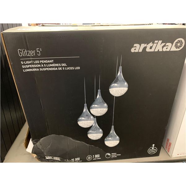 Artika Glitzer 5-Light Led Pendant