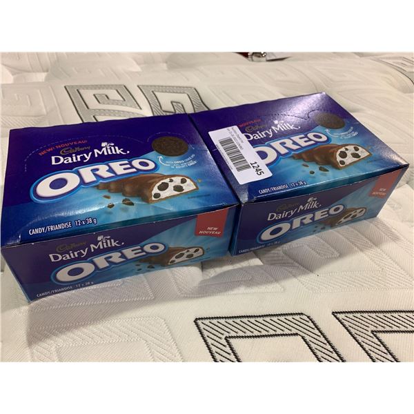 Dairy Milk Oreo Chocolate bars Lot of 2 x (12x38g)