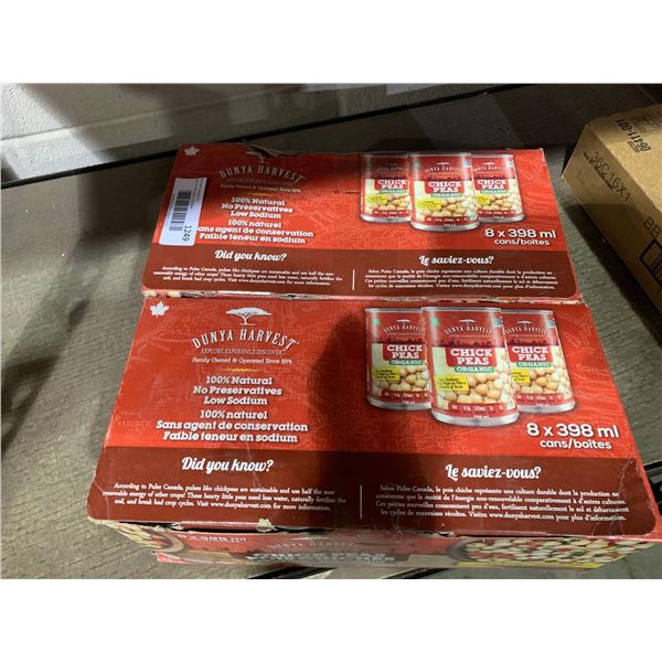 Dunya Harvest Chick Peas Case lot of 16 x 398ml Cans